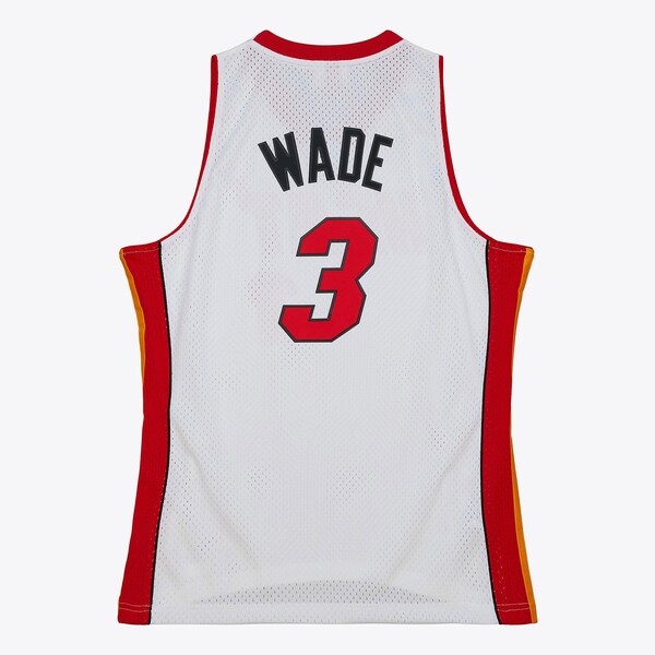 Dwyane Wade Miami Heat 2005-06 White Swingman Jersey 3 Dwyane Wade Miami Heat 2005-06 White Swingman Jersey