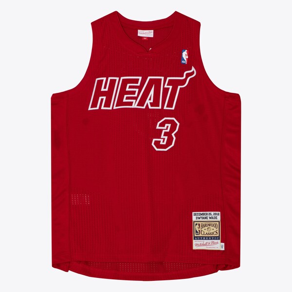 Dwyane Wade Miami Heat 2012-13 Red Authentic Jersey