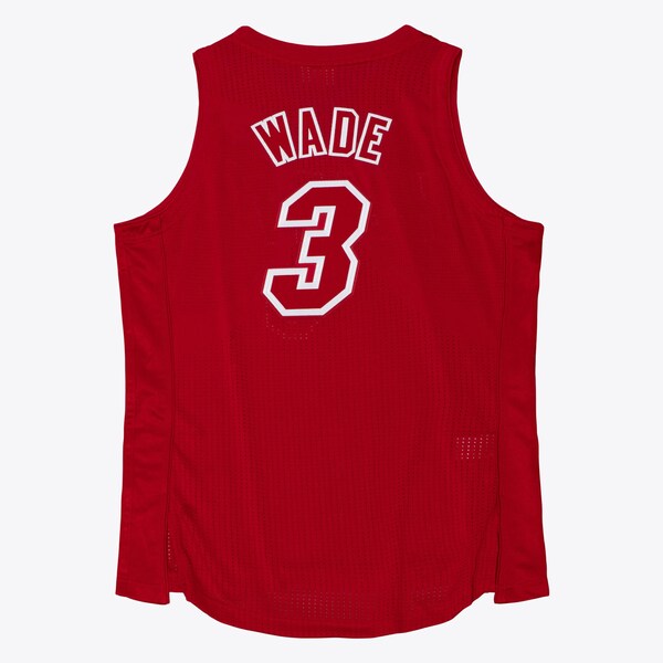 Dwyane Wade Miami Heat 2012-13 Red Authentic Jersey 3 Dwyane Wade Miami Heat 2012-13 Red Authentic Jersey