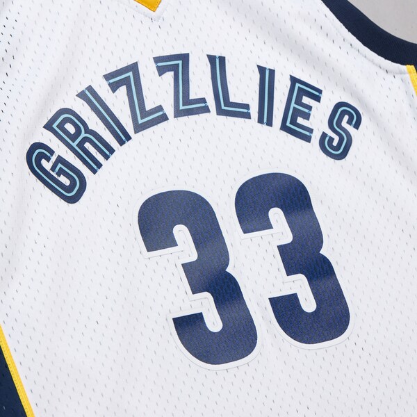 Marc Gasol Memphis Grizzlies 2010-11 White Swingman Jersey