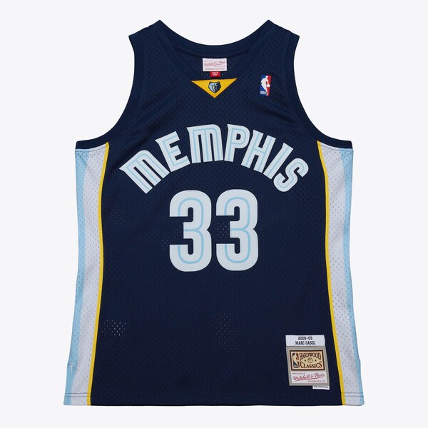 Marc Gasol Memphis Grizzlies 2008-09 Navy Swingman Throwback Jersey