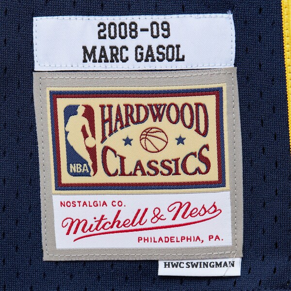 Marc Gasol Memphis Grizzlies 2008-09 Navy Swingman Throwback Jersey 7 Marc Gasol Memphis Grizzlies 2008-09 Navy Swingman Throwback Jersey