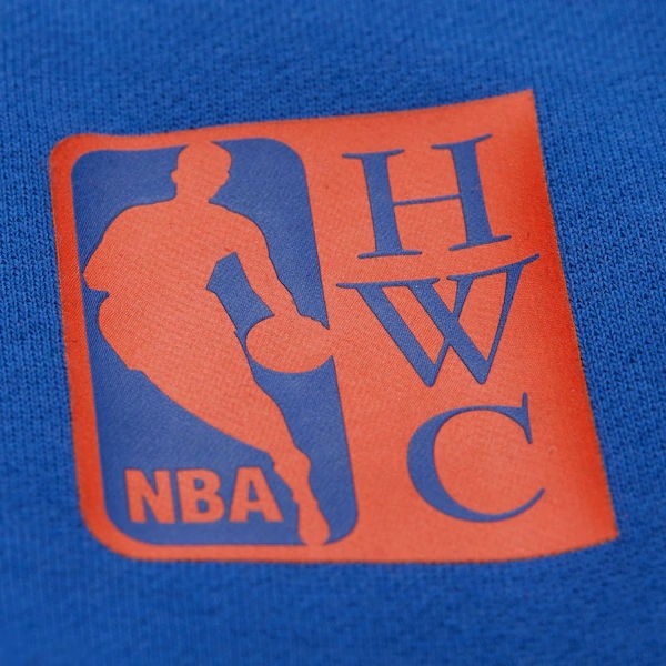 New York Knicks Blue Hardwood Classics Team Origins Fleece Pullover Hoodie 6 New York Knicks Blue Hardwood Classics Team Origins Fleece Pullover Hoodie