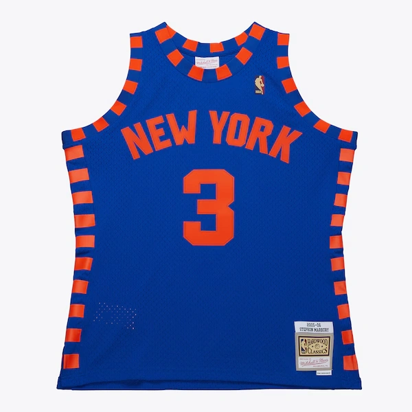 Stephon Marbury New York Knicks 2005-06 Blue Swingman Jersey