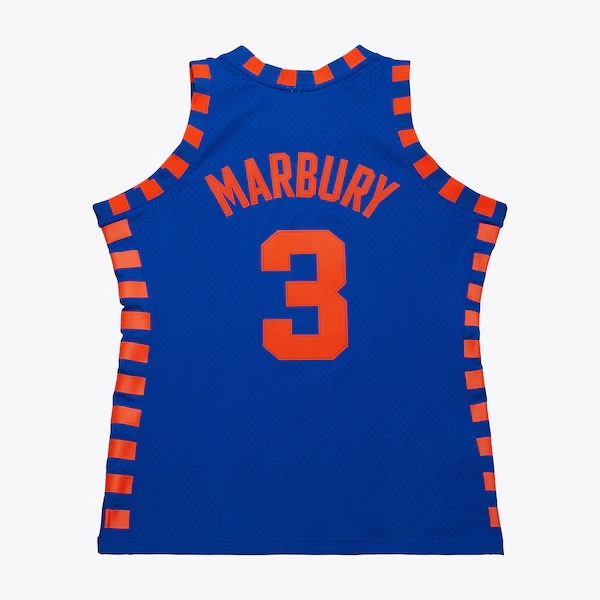 Stephon Marbury New York Knicks 2005-06 Blue Swingman Jersey 3 Stephon Marbury New York Knicks 2005-06 Blue Swingman Jersey