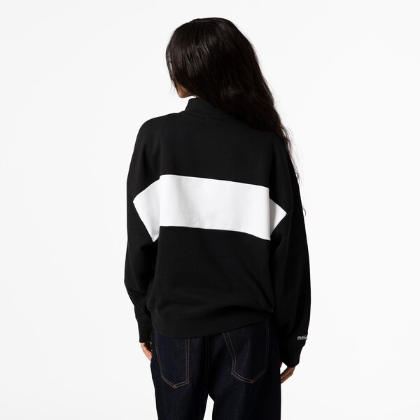 Women's Oakland Raiders Black Quarter-Zip Sweatshirt