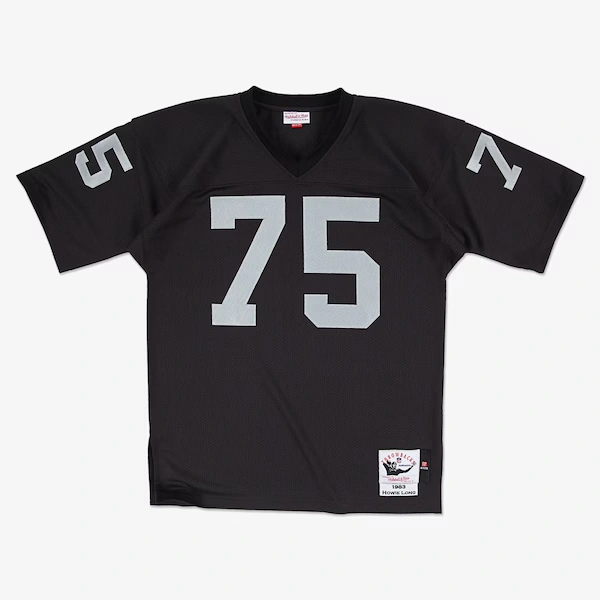 Howie Long Los Angeles Raiders 1983 Black Legacy Player Jersey