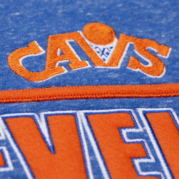 Cleveland Cavaliers Royal Throwback Fleece Crewneck Sweatshirt