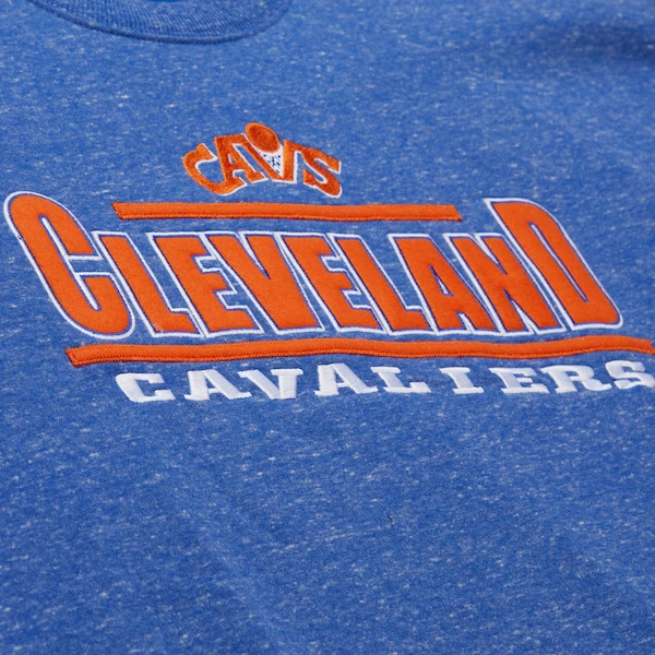 Cleveland Cavaliers Royal Throwback Fleece Crewneck Sweatshirt