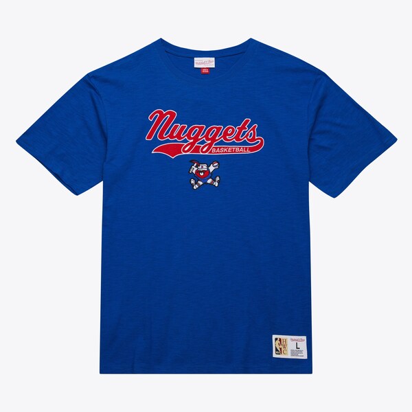 Denver Nuggets Royal Vintage Logo Legendary Slub T-Shirt