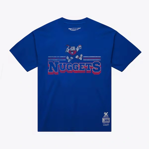 Denver Nuggets Royal Fan Banner T-Shirt