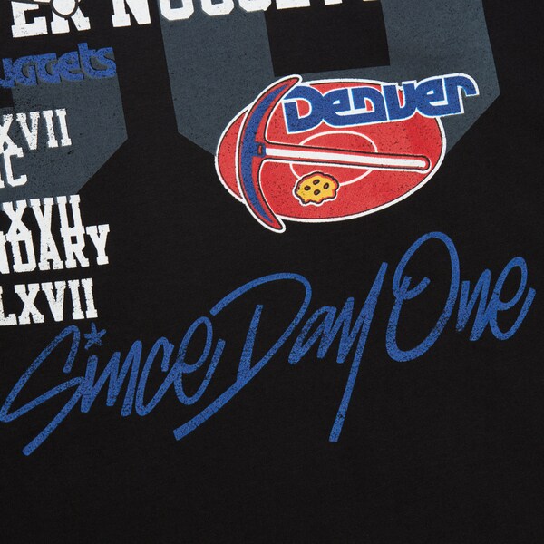 Denver Nuggets Black Hardwood Classics Home Team Long Sleeve T-Shirt