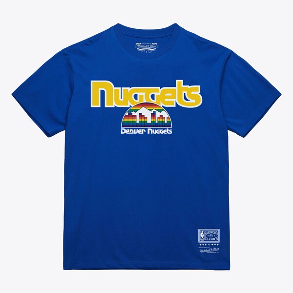 Denver Nuggets Royal Hardwood Classics Evergreen T-Shirt