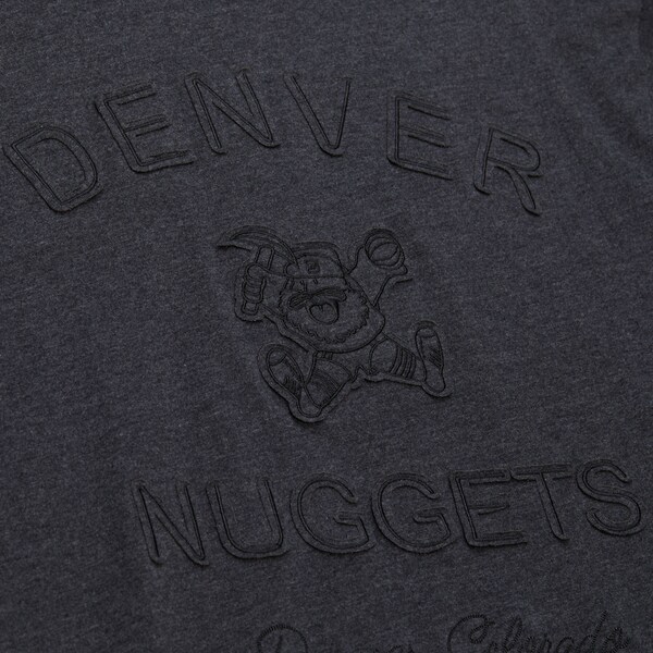Women's Denver Nuggets Black Hardwood Classics Boyfriend T-Shirt