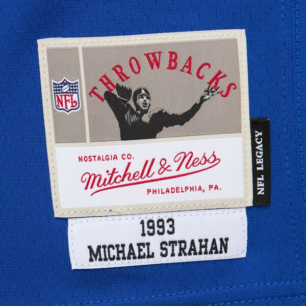 Michael Strahan New York Giants 1993 Royal Legacy Jersey 6 Michael Strahan New York Giants 1993 Royal Legacy Jersey