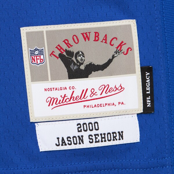 Jason Sehorn New York Giants Royal 2000 Legacy Jersey 7 Jason Sehorn New York Giants Royal 2000 Legacy Jersey