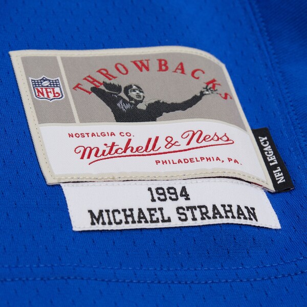 Michael Strahan New York Giants 1994 Royal Legacy Jersey 5 Michael Strahan New York Giants 1994 Royal Legacy Jersey
