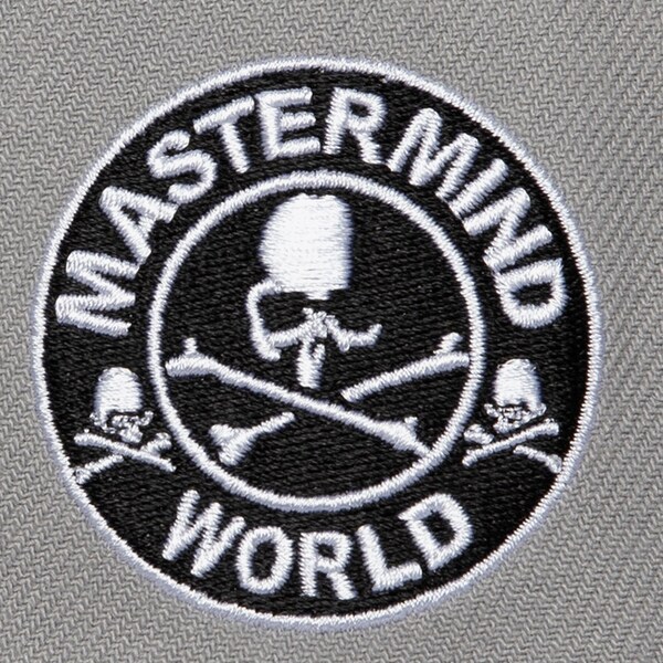 M&N Gray/Black Mastermind Adjustable Hat