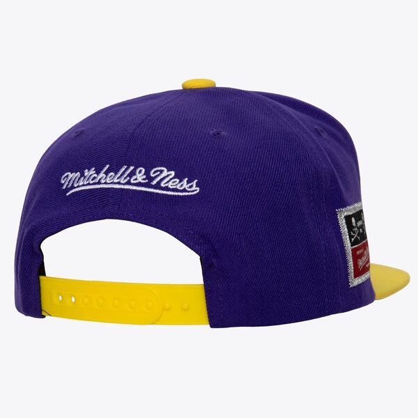 M&N Purple/Yellow Mastermind Snapback Hat