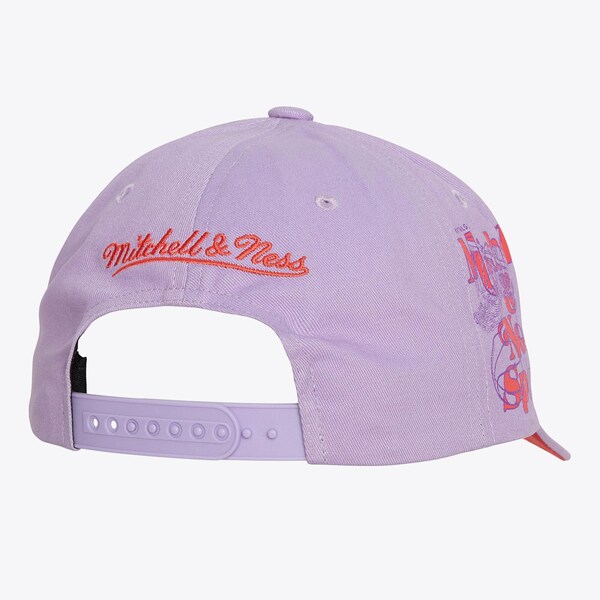 M&N Purple Overlay Pro Crown Snapback Hat