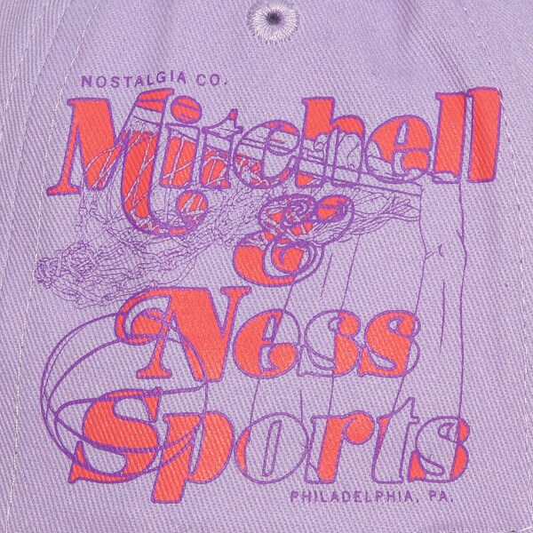 M&N Purple Overlay Pro Crown Snapback Hat