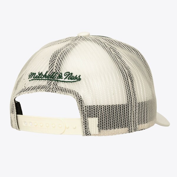 M&N Green/Cream Icon Trucker Adjustable Hat
