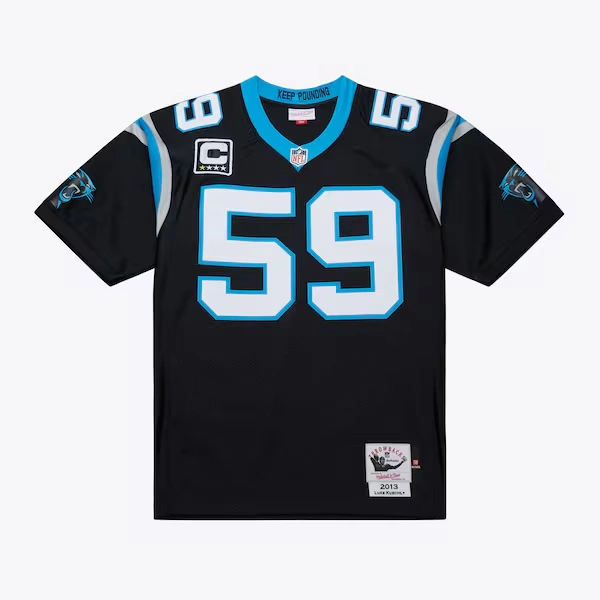 Luke Kuechly Carolina Panthers Black 2013 Authentic Jersey