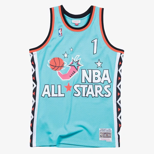 Penny Hardaway 1996 NBA All-Star Game Turquoise Swingman Player Jersey