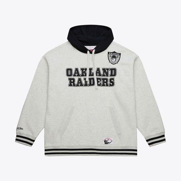 Oakland Raiders Heather Gray Offseason Fleece Hoodie