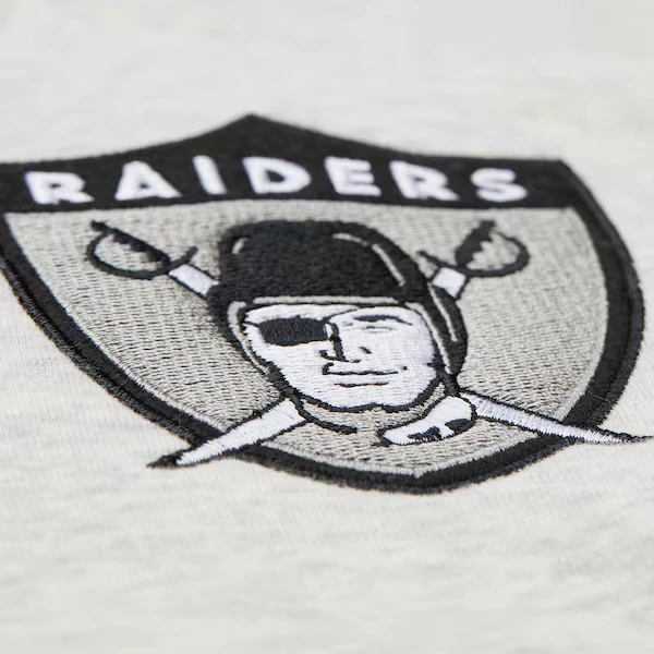 Oakland Raiders Heather Gray Offseason Fleece Hoodie