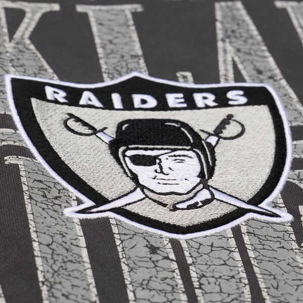 Oakland Raiders Charcoal Downtown Fleece Sweatshirt