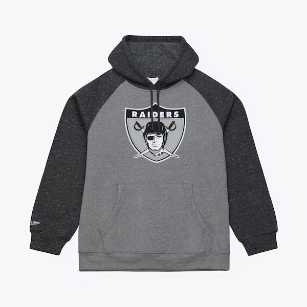 Oakland Raiders Gray/Black Winning Streak Fleece Hoodie