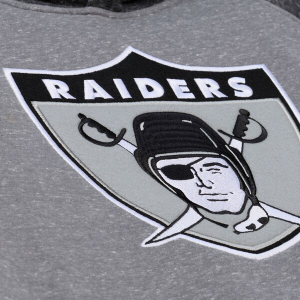 Oakland Raiders Gray/Black Winning Streak Fleece Hoodie