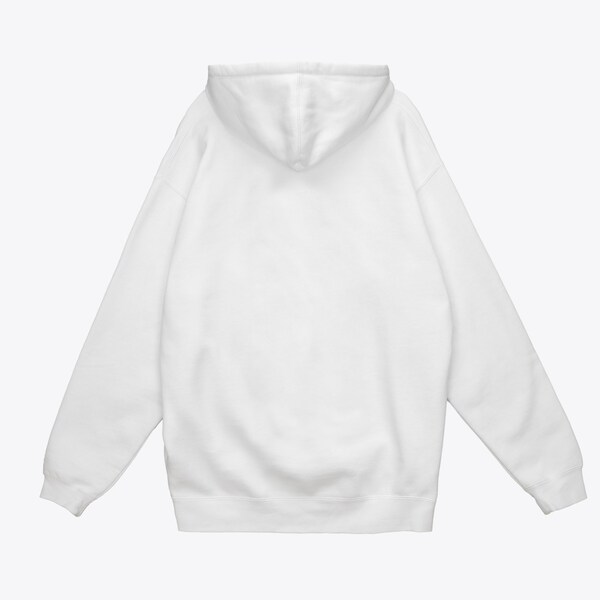 Oakland Raiders White Basic Logo Pullover Hoodie