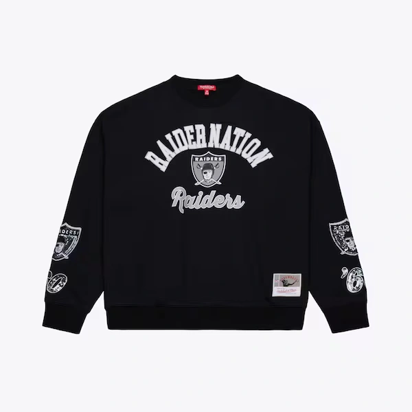 Women's Oakland Raiders Black Premium Fleece Sweatshirt