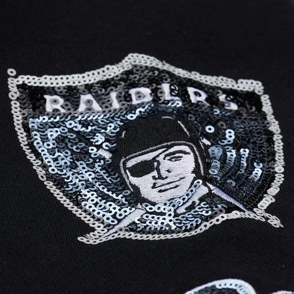 Women's Oakland Raiders Black Premium Fleece Sweatshirt