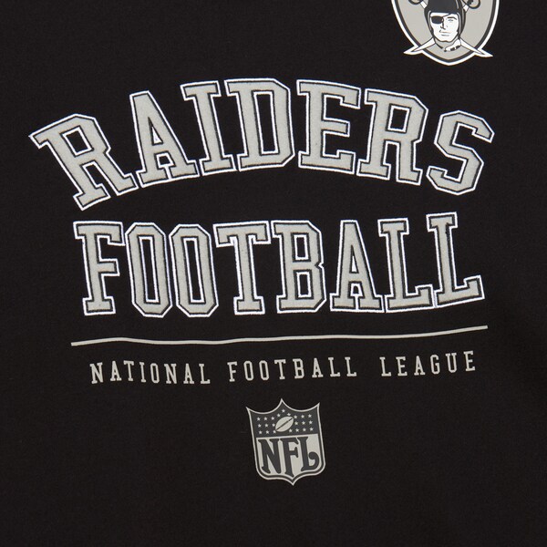 Oakland Raiders Black Gridiron Classics Retro Fleece Pullover Hoodie