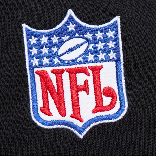 Oakland Raiders Black Vintage Logo Head Coach Fleece Pullover Hoodie