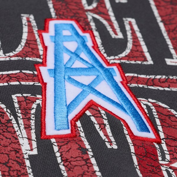 Houston Oilers Charcoal Downtown Vintage Fleece Sweatshirt