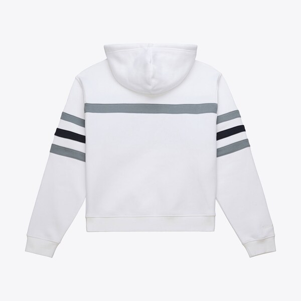 Women's Oakland Raiders White Head Coach Fleece Pullover Hoodie