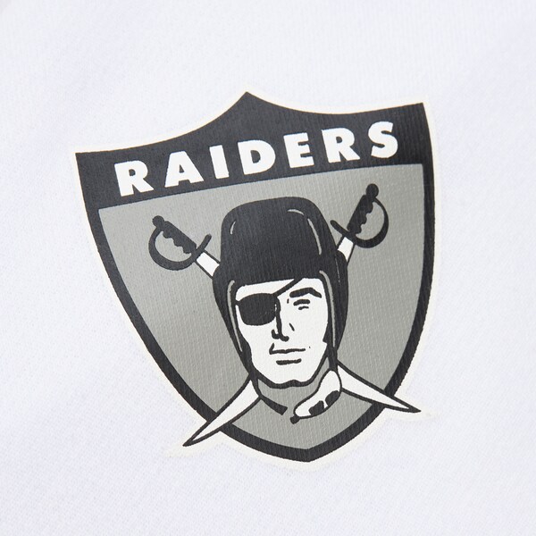 Women's Oakland Raiders White Head Coach Fleece Pullover Hoodie