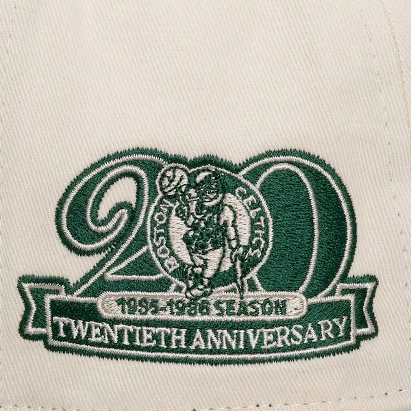 Boston Celtics Cream Fall Corduroy Pro Crown Snapback Hat