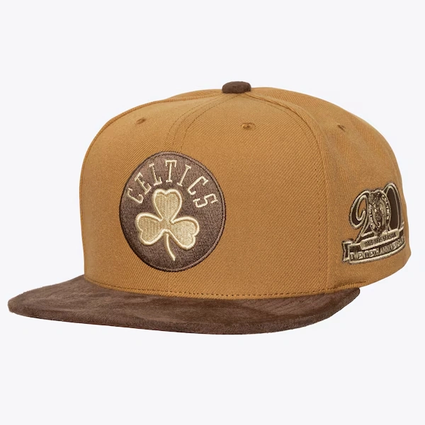 Boston Celtics Brown Coffee Strapback Hat