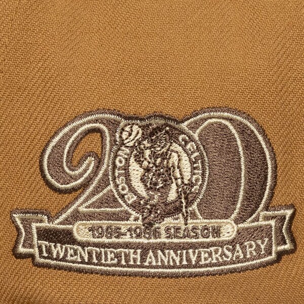 Boston Celtics Brown Coffee Strapback Hat