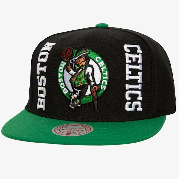 Boston Celtics Black Banners Up Snapback Hat
