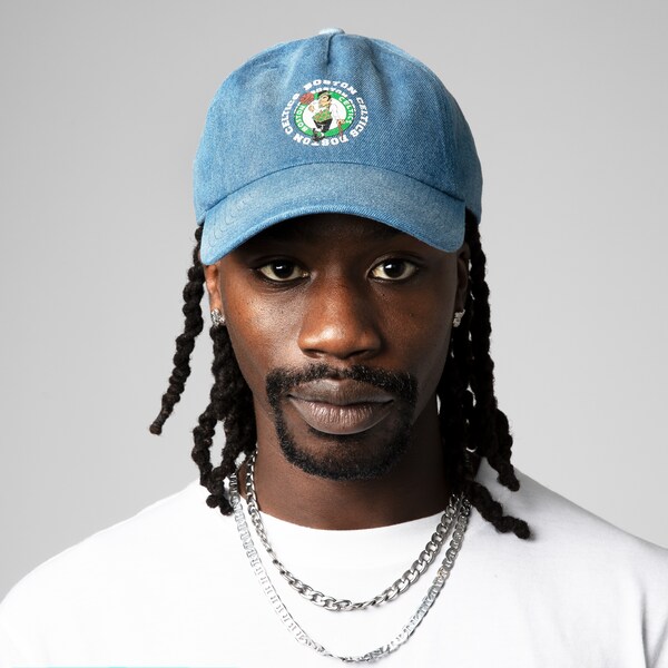 Boston Celtics Denim Strapback Adjustable Hat