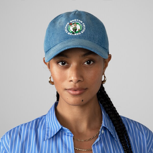 Boston Celtics Denim Strapback Adjustable Hat