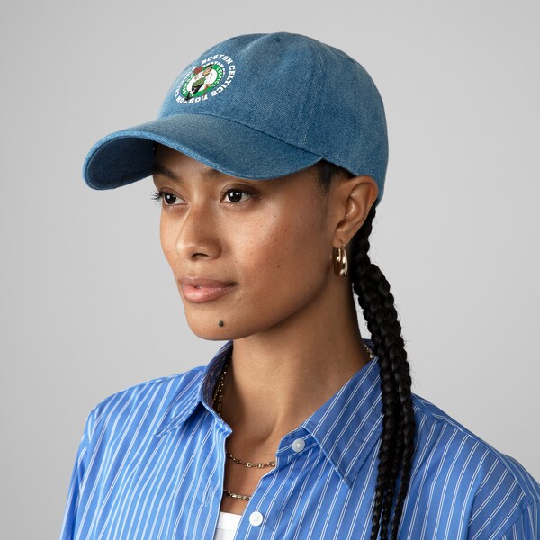 Boston Celtics Denim Strapback Adjustable Hat