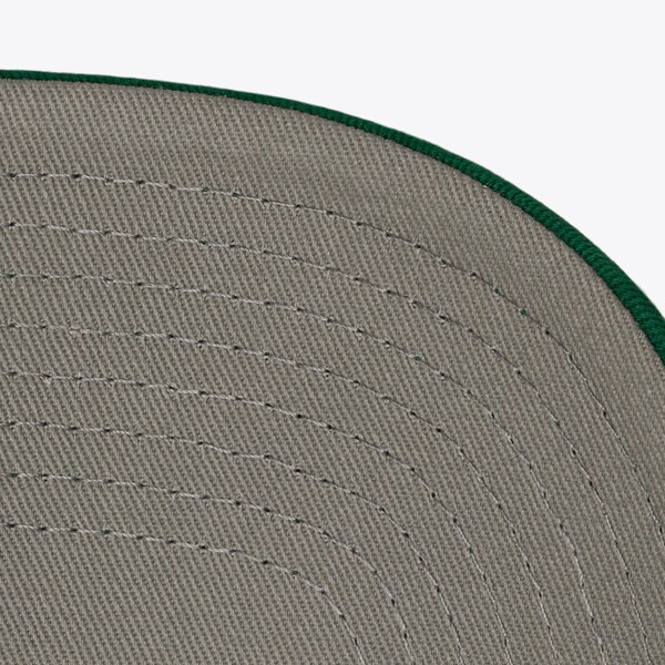 Boston Celtics Cream Brushed Off Pro Crown Snapback Hat