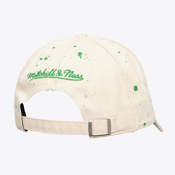 Boston Celtics Cream Hardwood Classics What a Mess Strapback Adjustable Hat 3 Boston Celtics Cream Hardwood Classics What a Mess Strapback Adjustable Hat